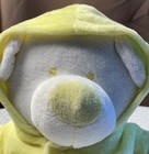 Teddy Bear Wearing A Yellow Hooded Removable Outfit  Approx  13 5   
