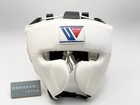 Winning Boxing Head Gear Fg-2900 White M Size Face Guard Japan Used Authentic