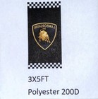 Lamborghini r   3x5  Flag 200d Poly 2-brass Grommets In outdoor-best Quality-new
