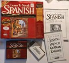 Learn To Speak Spanish Interactive Learning Solution Ver 8 0 - 4 Cd   Book Set 