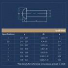 Aluminium Solid Rivet Round Head M2 M2 5 M3 M4 M5 M6 M8