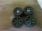 Vintage No Name Truck Set Of 4 Tires For Parts