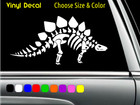 Stegosaurus Skeleton Fun Dinosaur Decal Laptop Window Sticker Choose Size Color