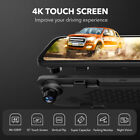 Wolfbox G840s 12  Mirror Dash Cam 4k Rear View Dual Dash Camera With Anti-film