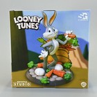 Looney Tunes Bugs Bunny 4 7  Pvc Figure Statue W  Diorama Base Abystyle  - New
