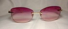 Cartier Pearl White Syracuse Ct0056o Glasses Rimless Occhiali Gold Frame