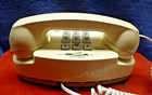 Vintage At t 2703bmg-4 Princess Off White Push Button Touch Phone W  Adjust Vol
