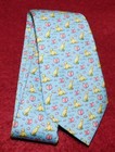 Boy s Vineyard Vines Made In U s a  Light Blue yellow pink Dog Motif Tie 