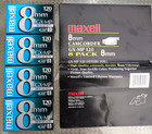  4  Maxell 8mm Gx-mp High Quality P6-120 Camcorder Video Cassette Tapes -  New