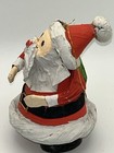 Paper Mache Santa Claus Christmas Ornament Figure Handmade In Taiwan Vintage