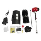 52cc Gas Power Hand Held Sweeper Broom Driveway Turf Artificial Grass Snow Clean