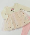 Disney Baby Girl Minnie Mouse Clothes 3-6 Months Pants Shirt 2 Pc Set Cute New