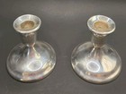 International Silver Co Silverplate Candle Stick Holders Vintage 3  Set Of 2
