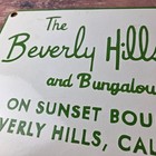 Vintage Hotel Sign - Hotel California Gas Pump Porcelain Sign