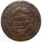1833 Coronet Head Large Cent        Classic Matron Head Copper 289