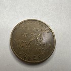 1933 Lucky Anti-knock Of 76 Pocket Piece Token Approx  1  Good Luck Vintage Coin