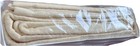 Vintage Galaxy 100  Acrylic Blanket Cream Tan Full Satin Trim Retro Bedding New