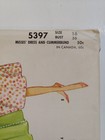 Mccall s 5397 Dress Cummerbund Sewing Pattern Ladies 16 Uc Vtg 60 s Gored Scoop