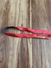 Vtg Redz Paintball Neoprene Lanyard Keychain - Red