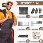 Louver Hardware Kit Metal Heavy Duty Complete Set Shutter Outdoor Blinds  Set 1 