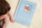 Blue Words Baby Boy Memory Keepsake Book Record  Babies Gift For Little Man