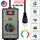 For Router Fan Variable Speed Controller Electric Motor Rheostat Ac 120v 15a Usa