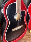 Cordoba Fusion 14   cutaway Classical Electric Acoustic    jet    Guitar W case