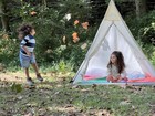 Ozark Trail 5x5x60  Kids Teepee Tent Indoor Outdoor Play Tent For 2-12 Year Olds