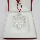 Baccarat Crystal Snowflake Christmas Ornament Noel Holiday Collectible Decor