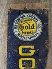 Vertical Washburn Crosby Gold Medal Flour Minneapolis Minnesota Advertising Sign