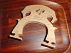 Vintage Aubert Adjustable Cello Bridge Made In France Glaesel  Nos 1 2 Low