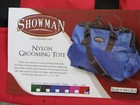New Nylon Showman Goodie Grooming Tote Bag W shoulder Strap 14  X 7 5  X 10  Red