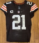Denzel Ward - Cleveland Browns - Game Used Nfl Jersey Vs Steelers 12 28 25