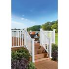 Fiberon Lumber   Composites 36  H X 3  W White Composite Stair Railing Kit Set