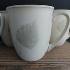 Lot Set Of 5 Denby Energy Leaf Coffee Tea Mug England Stoneware