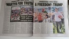 New York Post Newspaper 9 11 2025 Charlie Kirk Dead 9 11 Never Forget