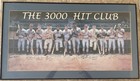 Ron Lewis 3000 Hit Club Signed Poster Baseball Autograph Aaron Mays Rose Jsa
