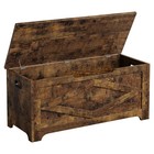     wooden Storage Chest 39 4 In Large Organizer W lift Top-storage Box Bench Seat