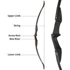 57 In Recurve Bow Arrows Set 30lb 40lb Right And Left Hand Archery Takedown Bow 