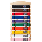 Martial Arts Belt Display Wall Rack Holder For Karate Tae Kwon Do Belts 