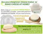 Cheesemaking Kit Punched   heese Mold Press Strainer  With Follower Piston 1 2l