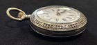 Vintage 800 Silver Swiss Made Pocket Watch  22 0g Total Weight  As Is