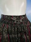 Original Alpen Traditional Costume Skirt Cotton Black Great Traditional Skirt Size 38