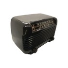 Philco Transitone Vintage Tube Radio Model 49-504 Brown Bakelite 1949 Working 