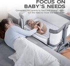 Baby Bassinet  3 In 1 Bassinet Bedside Sleeper With Washable