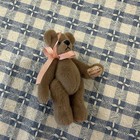Vtg World Of Miniature Bears Lot Of 5 Signed Theresa Yang Jointed Plush