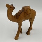 Vintage Carved Wooden Camel Christmas Nativity Animal Travel Souvenir 4 