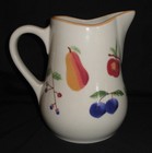 New Longaberger Water Pitcher   Fruit Medley Ewer   W original Box