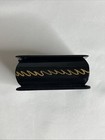 Russian Hand Painted Black Lacquer 2 5  Square Signed Trinket Box