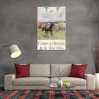 84536 Vintage Come To Britain For British Travel Decor Wall Print Poster